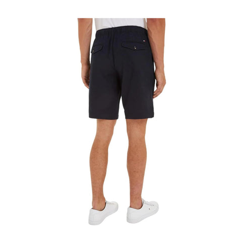 Tommy Hilfiger Bermuda Bermuda Uomo Harlem in lino Blu P24-TOMMY HILFIGERMW34498-DW5-30 - Francavilla Moda